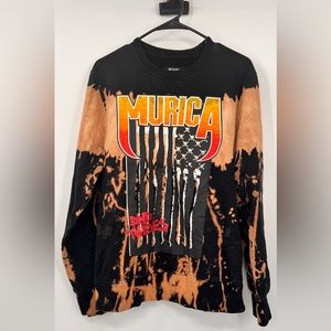 Imperious sweatshirt Murica And Thieves Tie dye